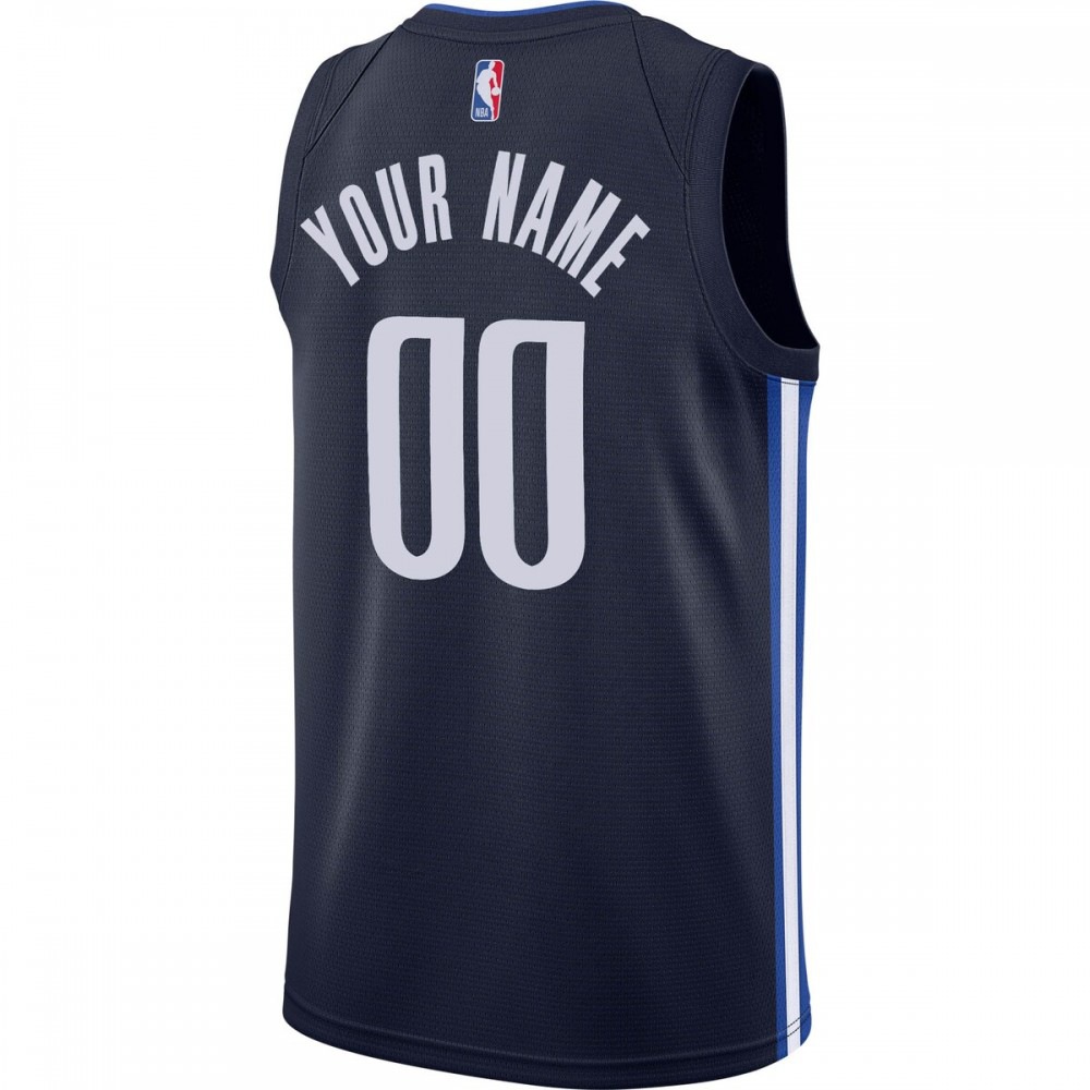 Dallas Mavericks 2019/20 Custom Swingman Jersey Navy - Statement Edition-Pro Kit Vault | Brand New 26/27 Sports Jerseys